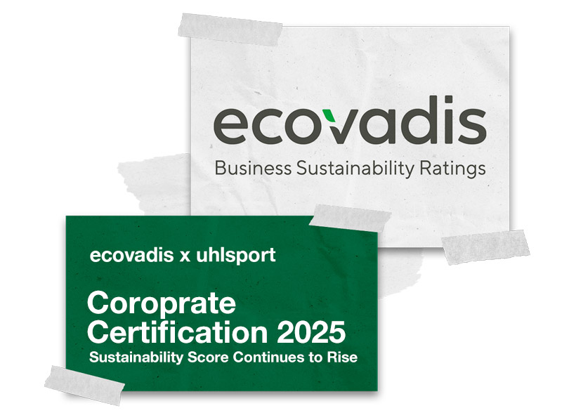 uhlsport ecovadis sustainability score continues to rise